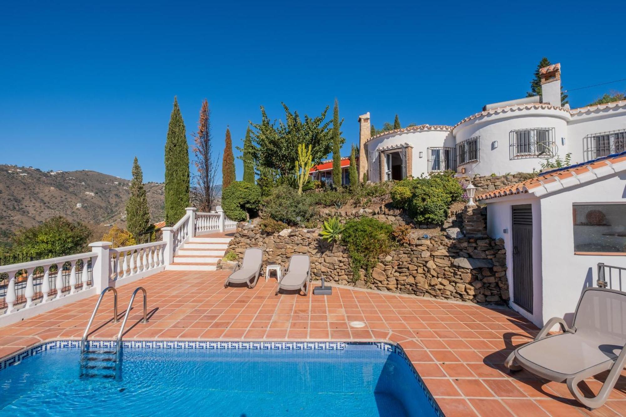 Casa La Siesta Villa With Magical View Own Pool Malaga Ngoại thất bức ảnh